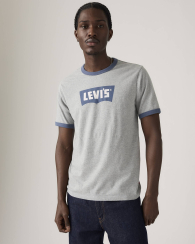 Футболка чоловіча Levi's з логотипом 1159857183 (Сірий S)