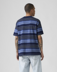 Футболка мужская в полоску Levi's 1159857303 (Синий/Голубой XL)