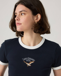 Жіноча укорочена футболка Levi's 1159857528 (Синій S)