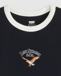 Жіноча укорочена футболка Levi's 1159857528 (Синій S)