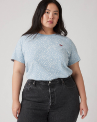 Жіноча футболка Levi's з принтом 1159857584 (Блакитний 2X)