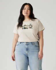 Жіноча футболка Levi's з 1159857586 (Молочний 4X)