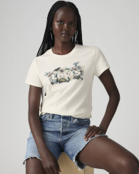 Жіноча футболка Levi's з 1159857586 (Молочний 4X)
