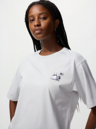 Футболка с принтом Labubu POP MART UT UNIQLO 1159857644 (Серый S)