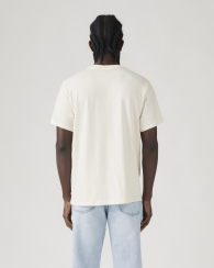 Мужская футболка Levi's с принтом 1159857669 (Молочный S)