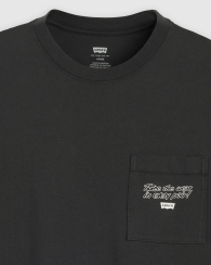 Чоловічі футболки з кишенею Levi's 1159857719 (Чорний M)