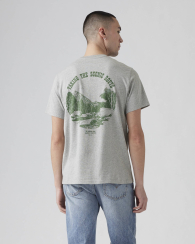 Футболка чоловіча Levi's з принтом 1159857724 (Сірий M)