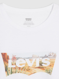 Женская футболка Levi's с принтом 1159857806 (Белый L)