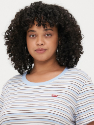 Женская футболка Levi's с принтом 1159858023 (Белый/Голубой 3X)