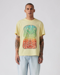 Жіноча футболка Levi's з принтом 1159858087 (Жовтий M)