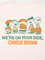 Футболка PEANUTS UT UNIQLO з принтом 1159858127 (Молочний M)