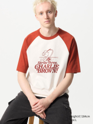 Футболка PEANUTS UT UNIQLO з принтом 1159858145 (Молочний M)