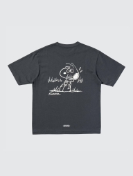 Футболка PEANUTS UT UNIQLO з принтом 1159858159 (Сірий M)
