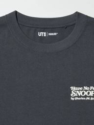 Футболка PEANUTS UT UNIQLO з принтом 1159858159 (Сірий M)