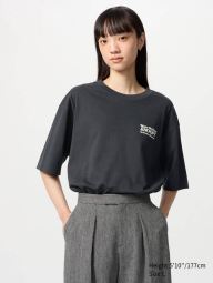 Футболка PEANUTS UT UNIQLO з принтом 1159858159 (Сірий M)