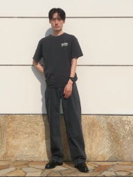 Футболка PEANUTS UT UNIQLO з принтом 1159858159 (Сірий M)