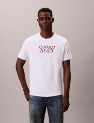 Чоловічі футболки з логотипом Calvin Klein 1159858257 (Білий XXL)