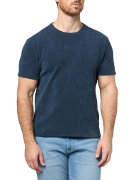 Мужская вельветовая футболка Guess 1159858488 (Синий XXL)