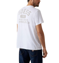 Мужская футболка Guess с принтом сзади 1159858838 (Белый XXL)