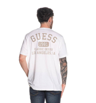 Мужская футболка Guess с принтом сзади 1159858838 (Белый XXL)