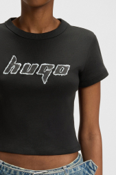 Жіноча футболка HUGO by Hugo Boss 1159858989 (Чорний S)