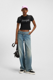 Жіноча футболка HUGO by Hugo Boss 1159858989 (Чорний S)