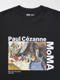 Футболка MoMA Art ICONS UNIQLO с принтом 1159859014 (Черный L)