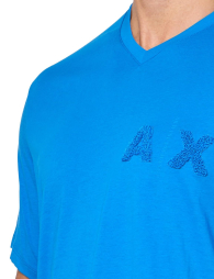 Футболка Armani Exchange с логотипом 1159859090 (Голубой S)