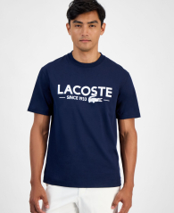 Чоловічі футболки Lacoste з логотипом 1159859121 (Синій XXL)