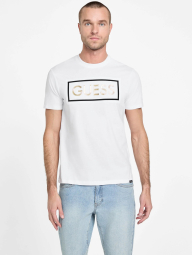 Чоловічі футболки Guess з логотипом 1159859145 (Білий XL)