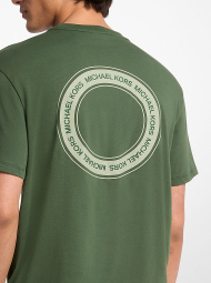 Мужская футболка Michael Kors с логотипом 1159859316 (Зеленый L)