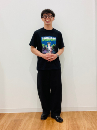 Футболка Dan Da Dan UNIQLO з принтом 1159859323 (Чорний S)