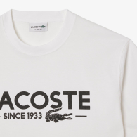 Жіноча футболка Lacoste з логотипом 1159859399 (Білий XL)