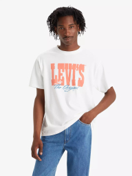 Мужская футболка Levi's с логотипом 1159859535 (Белый M)
