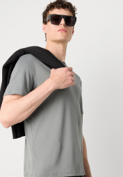 Чоловічі футболки з логотипом Calvin Klein 1159859703 (Сірий M)