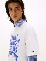 Мужская футболка Tommy Hilfiger с логотипом 1159859780 (Белый M)