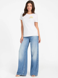 Женская футболка GUESS со стразами 1159859882 (Белый XL)