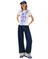 Женская футболка Tommy Hilfiger с логотипом 1159859887 (Молочный S)