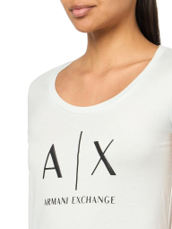Жіноча футболка Armani Exchange з логотипом 1159860091 (Зелений XXL)