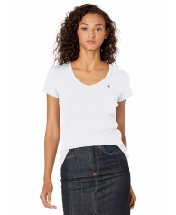 Женская базовая футболка Tommy Hilfiger 1159860137 (Белый XL)