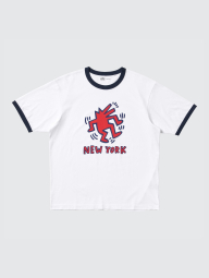 Футболка Keith Haring UNIQLO с принтом 1159860227 (Белый XL)