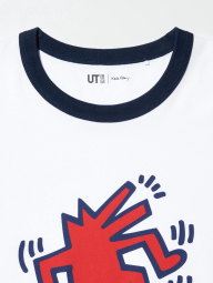 Футболка Keith Haring UNIQLO с принтом 1159860227 (Белый XL)
