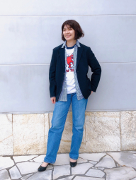 Футболка Keith Haring UNIQLO с принтом 1159860227 (Белый XL)