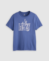 Мужская футболка Levi's с принтом 1159860493 (Синий XL)