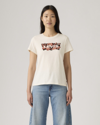 Женская футболка Levi's с логотипом 1159860560 (Молочный S)
