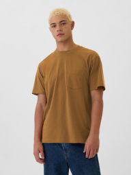Мужская футболка GAP с карманом 1159860575 (Коричневый L)