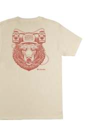 Мужская футболка Columbia с принтом 1159860613 (Бежевый XXL)