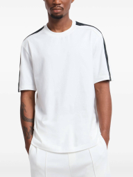 Футболка Armani Exchange с контрастными вставками на рукавах 1159860663 (Белый XXL)