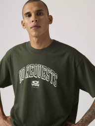 Футболка мужская Levi's с принтом 1159860689 (Зеленый M)