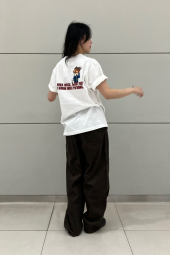 Футболка Zootopia UNIQLO с принтом сзади 1159860747 (Белый XXL)